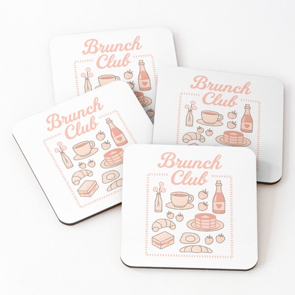 Item preview, Brunch Club Peach designed and sold by doodle189.