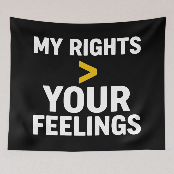 Item preview, My rights > your feelings designed and sold by storelibertys.