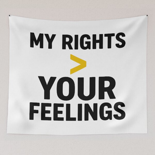 Item preview, My rights > your feelings designed and sold by storelibertys.