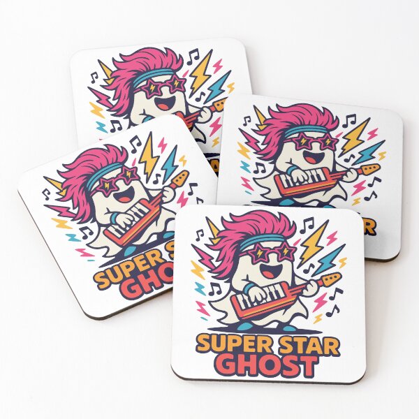 Item preview, Glam Rock Ghost Struts in Stardust Style designed and sold by Retro Boo Tee.