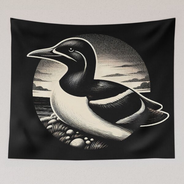 Item preview, Thick-billed Murre 4 designed and sold by theAVIARY7.