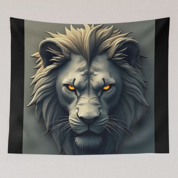 Item preview, Untamed Lion Spirit designed and sold by ShadowAndSlate.