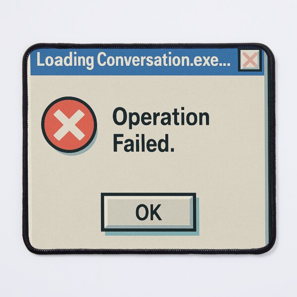 Item preview, Loading Conversation.exe – Operation Failed Funny Error designed and sold by TeesAndSass.
