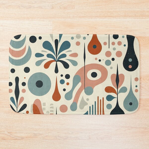 Item preview, Mid-Century Modern Splash pattern designed and sold by ArtFactoryAI.