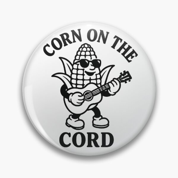 Item preview, Corn on the Cord – Funny Corn Playing Guitar Pun Design designed and sold by Kesterton.