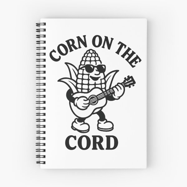 Item preview, Corn on the Cord – Funny Corn Playing Guitar Pun Design designed and sold by Kesterton.