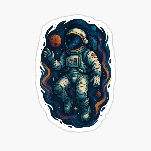 Item preview, Spaceman  designed and sold by Lapsed Art.