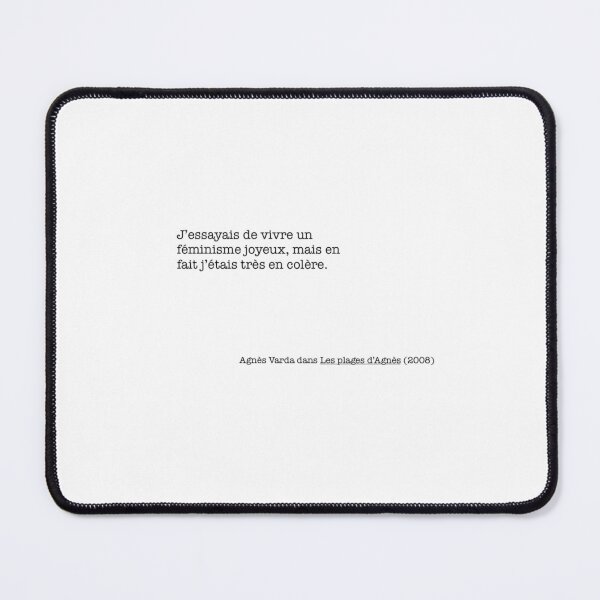 Item preview, Quote Film Agnès Varda Feminism Joyful Anger The Beaches of Agnès designed and sold by charlotte537.
