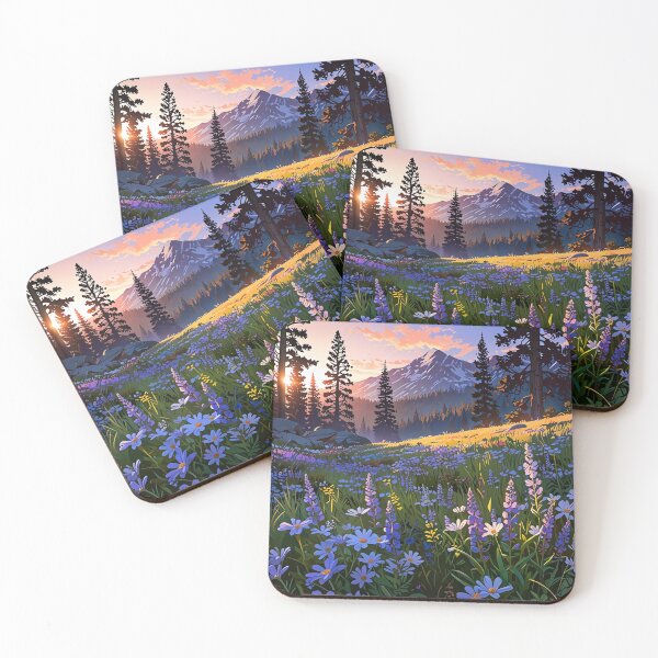 Item preview, Mountain Dreams in Bloom designed and sold by Retro Reverie.
