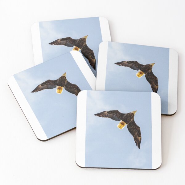 Item preview, Eagle flying through blue shy designed and sold by leah-b-photo.