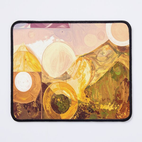 Item preview, Abstract Geometric Sunrise Mountains Art designed and sold by OdelAbstracts.
