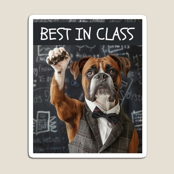 Item preview, Best in Class Boxer Dog – Back to School designed and sold by Boxer & Vibes Co..