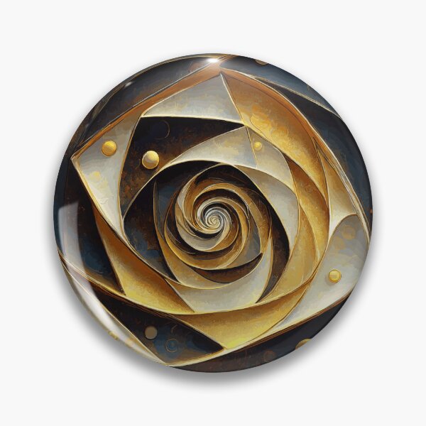 Item preview, Colorful Abstract Fibonacci Art 122 designed and sold by Vicky Brago-Mitchell®.