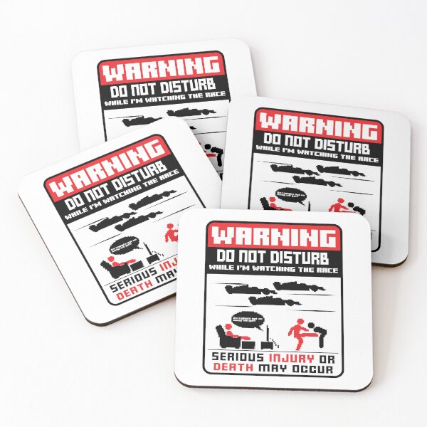 Item preview, Warning I'm watching F1 _ Pixelated  designed and sold by ElseWorldDesign.