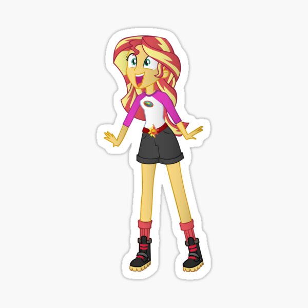 Item preview, Sunset Shimmer very happy full body Equestria Girls designed and sold by Diamanths.