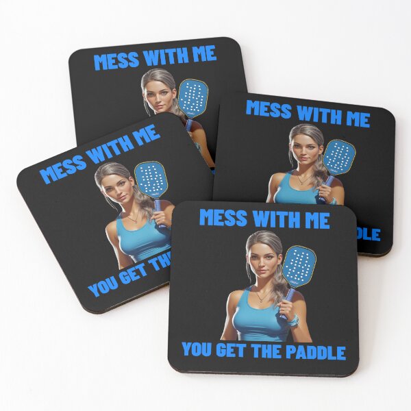 Item preview, Mess With Me You Get The Paddle (Pickleball) designed and sold by Danny's Tees.