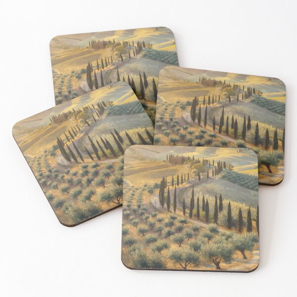 Item preview, Golden Hills of Tuscany – Serene Italian Landscape Painting. Art By Carraann  designed and sold by CARRAANN.