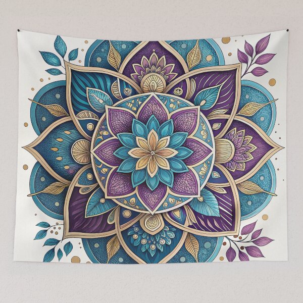 Aperçu de l'œuvre Mandala Fleur de Lotus #₪ créée et vendue par VA Design.