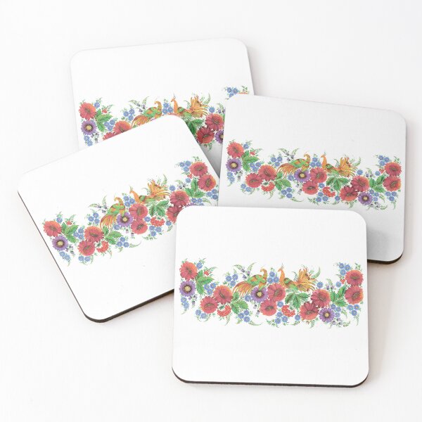 Item preview, Dance of Firebirds – Ukrainian Petrykivka Art designed and sold by OrnamentUA.