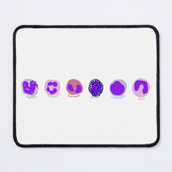 Item preview, White blood cells line designed and sold by ashyssciencedesigns.