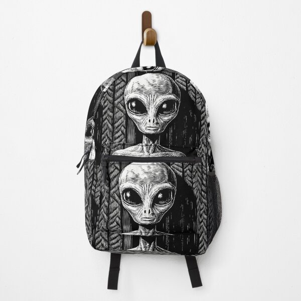 Item preview, Mystical Alien in Woodcut Style designed and sold by ART ATTACK ZONE.
