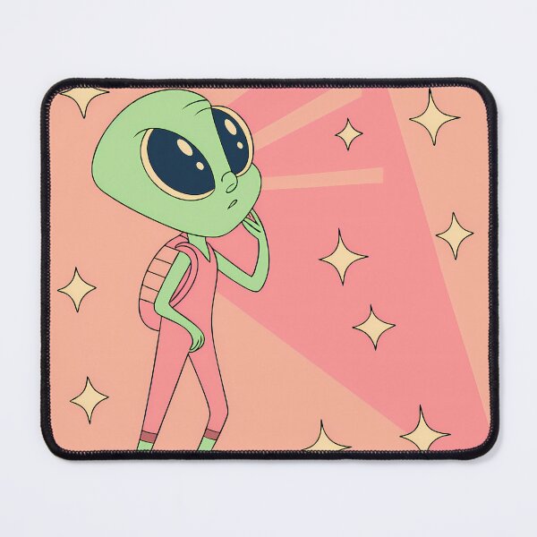 Item preview, Adventurous Alien Child with Stars designed and sold by ART ATTACK ZONE.