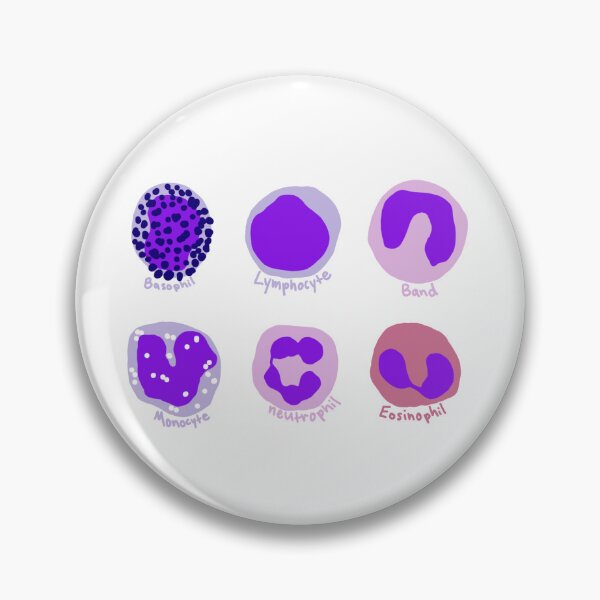 Item preview, White blood cells stacked designed and sold by ashyssciencedesigns.