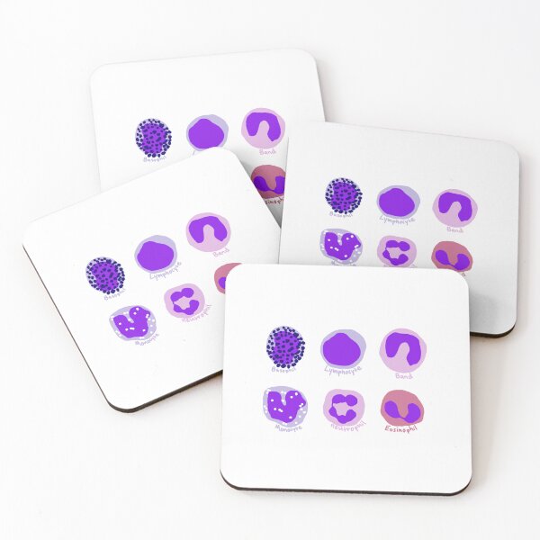 Item preview, White blood cells stacked designed and sold by ashyssciencedesigns.