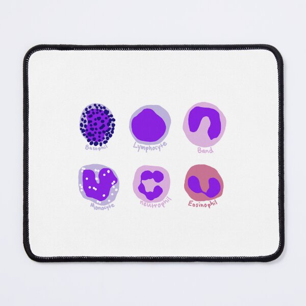Item preview, White blood cells stacked designed and sold by ashyssciencedesigns.