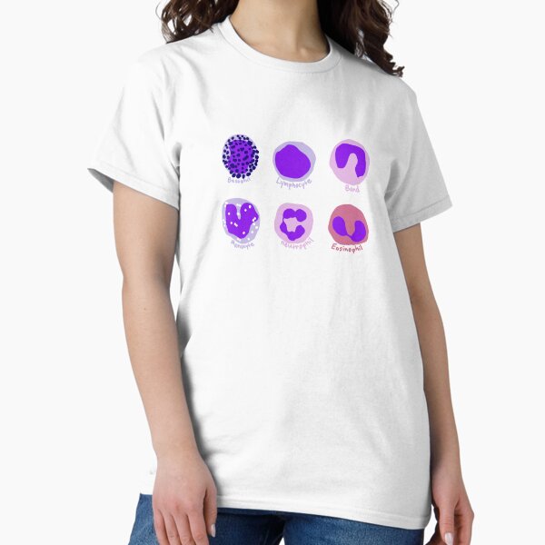 Item preview, White blood cells stacked designed and sold by ashyssciencedesigns.