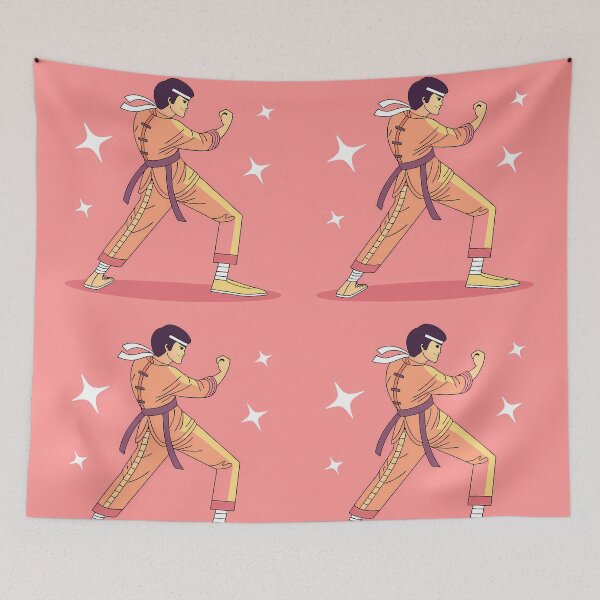 Item preview, Dynamic Martial Artist Ready for Action designed and sold by ART ATTACK ZONE.