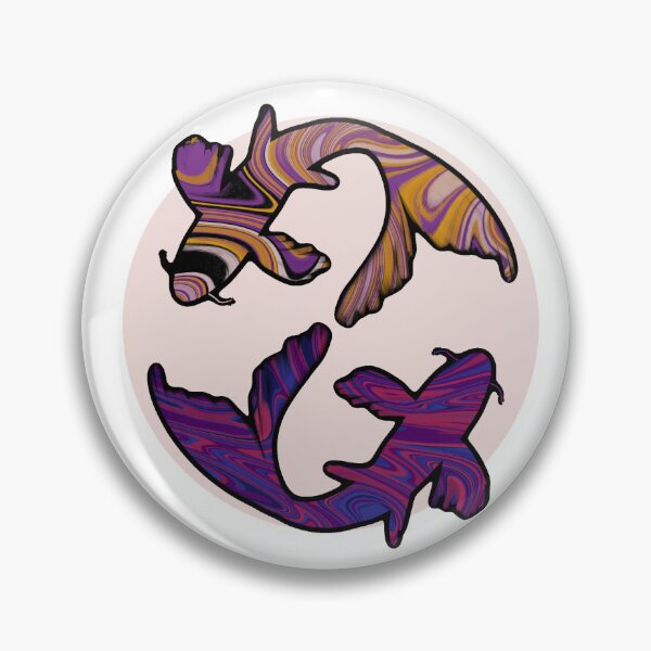 Item preview, Pride Koi: Bi x Nonbinary Flag Discrete designed and sold by cetfish.