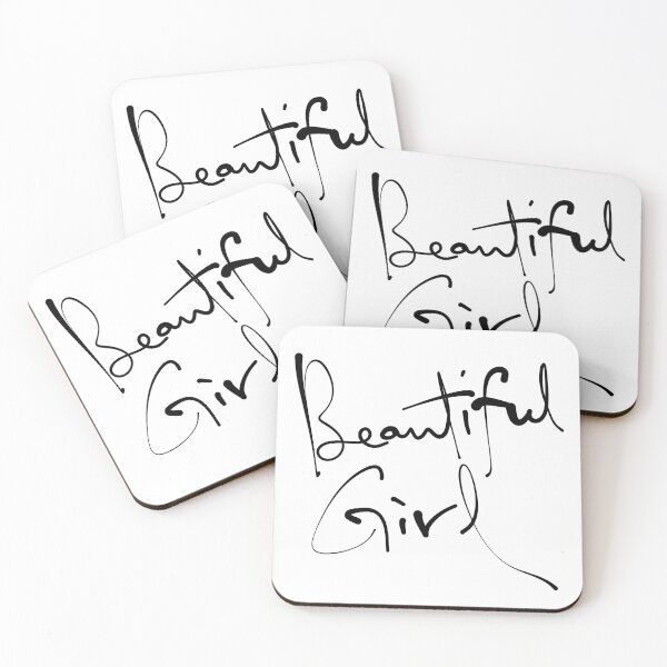 Item preview, Beautiful girl, English calligraphy tshirts wallart etc designed and sold by Red Onion.