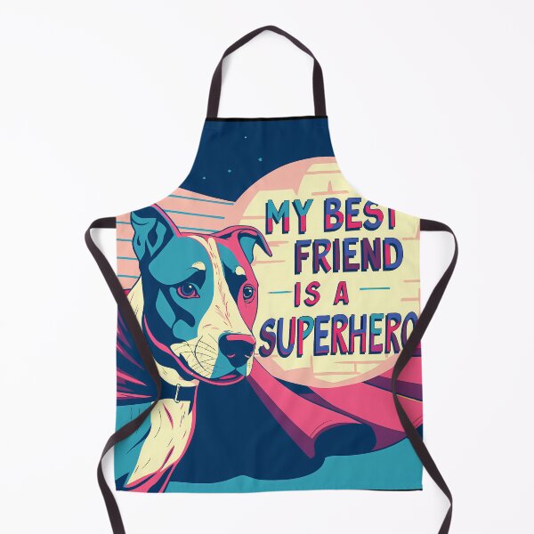 Item preview, Superhero Dog Under Magical Moonlight designed and sold by ART ATTACK ZONE.