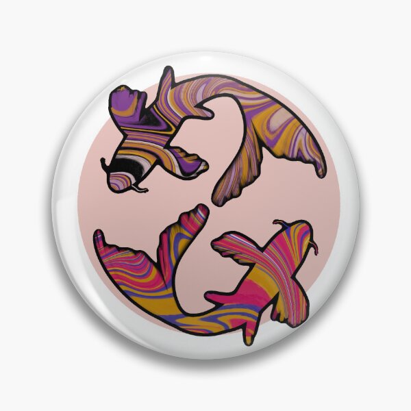 Item preview, Pride Koi: Pan x Nonbinary Flag Discrete designed and sold by cetfish.