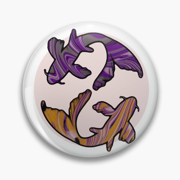 Item preview, Pride Koi: Asexual x Nonbinary Flag Discrete designed and sold by cetfish.