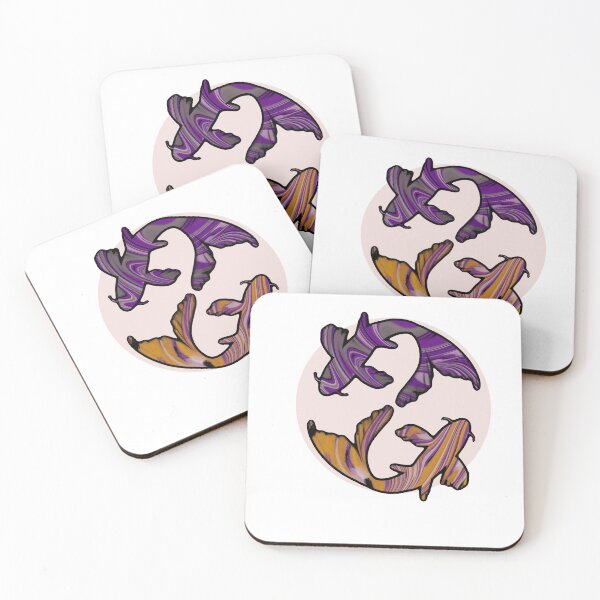 Item preview, Pride Koi: Asexual x Nonbinary Flag Discrete designed and sold by cetfish.