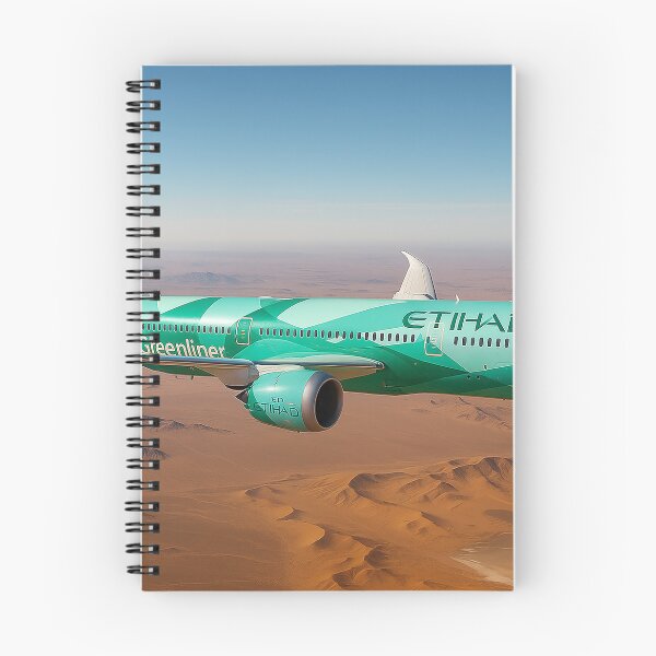 Item preview, Etihad Airways 787 Greenliner Over UAE Desert designed and sold by Skyframe Aviation.
