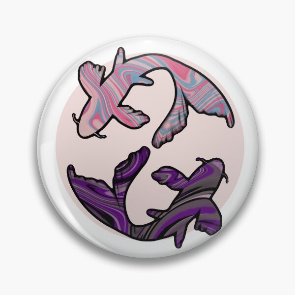 Item preview, Pride Koi: Trans x Asexual Flag Discrete designed and sold by cetfish.
