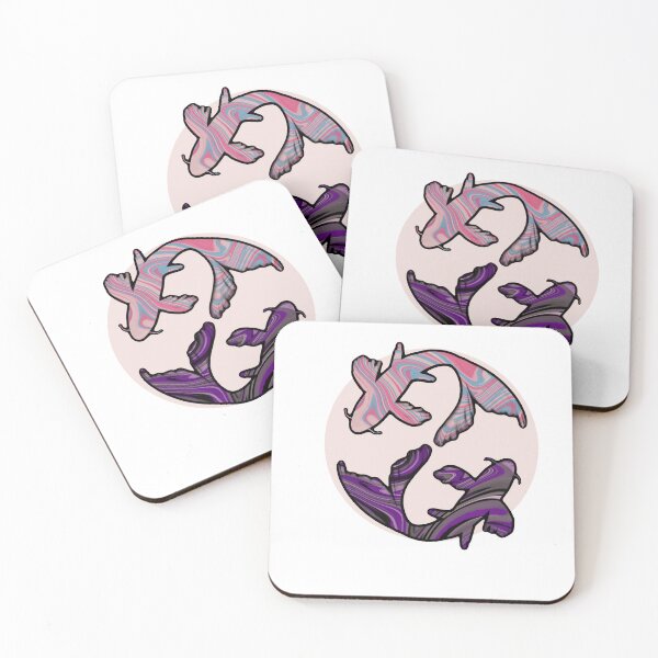 Item preview, Pride Koi: Trans x Asexual Flag Discrete designed and sold by cetfish.