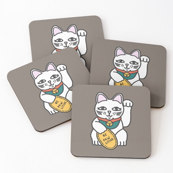 Item preview, Lucky Cat be positive designed and sold by sammer-studio.