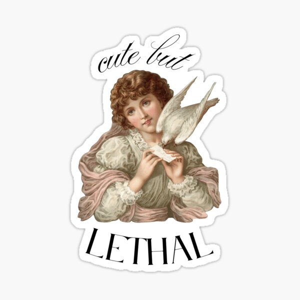 Item preview, Cute But Lethal Vintage Angel designed and sold by spitenight.