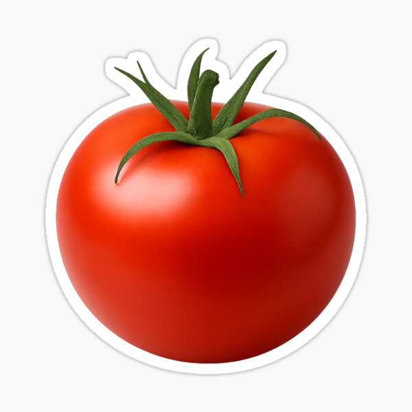 Item preview, Tomato – Bright Red Vine-Ripened Fruit with Green Stem designed and sold by JMT (Just Miscellaneous Things).