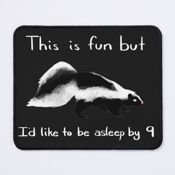 Item preview, This is fun but I’d like to be asleep by 9 designed and sold by linnibeanie.