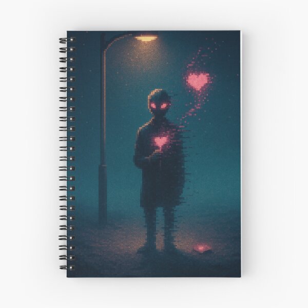 Item preview, pixel heart transfer - glitch love in limbo designed and sold by PixelPunkster.
