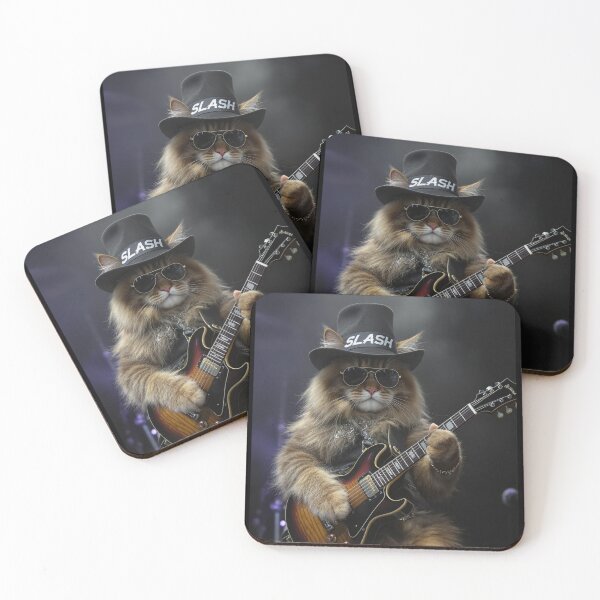 Item preview, Rockstar Guitarist Cat  designed and sold by EdStark.