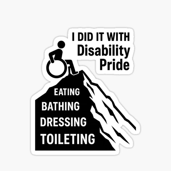 Item preview, I did it with disability pride designed and sold by ykdesigns.