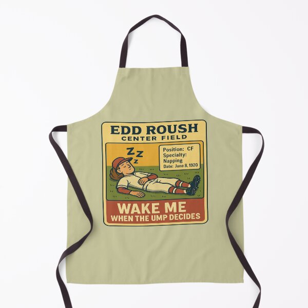 Item preview, Edd Roush Nap Legend – "Wake Me When the Ump Decides" Vintage Baseball Tee designed and sold by SMB Dept..