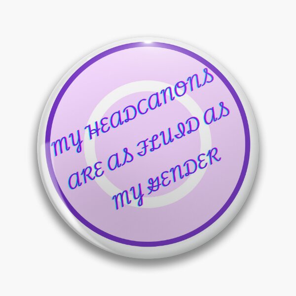 Item preview, Genderfluid Headcanon Sticker designed and sold by HailSam13.
