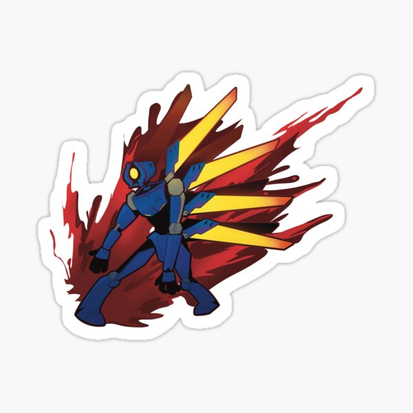 Item preview, ULTRAKILL V1 Sticker designed and sold by Silliest-cats.